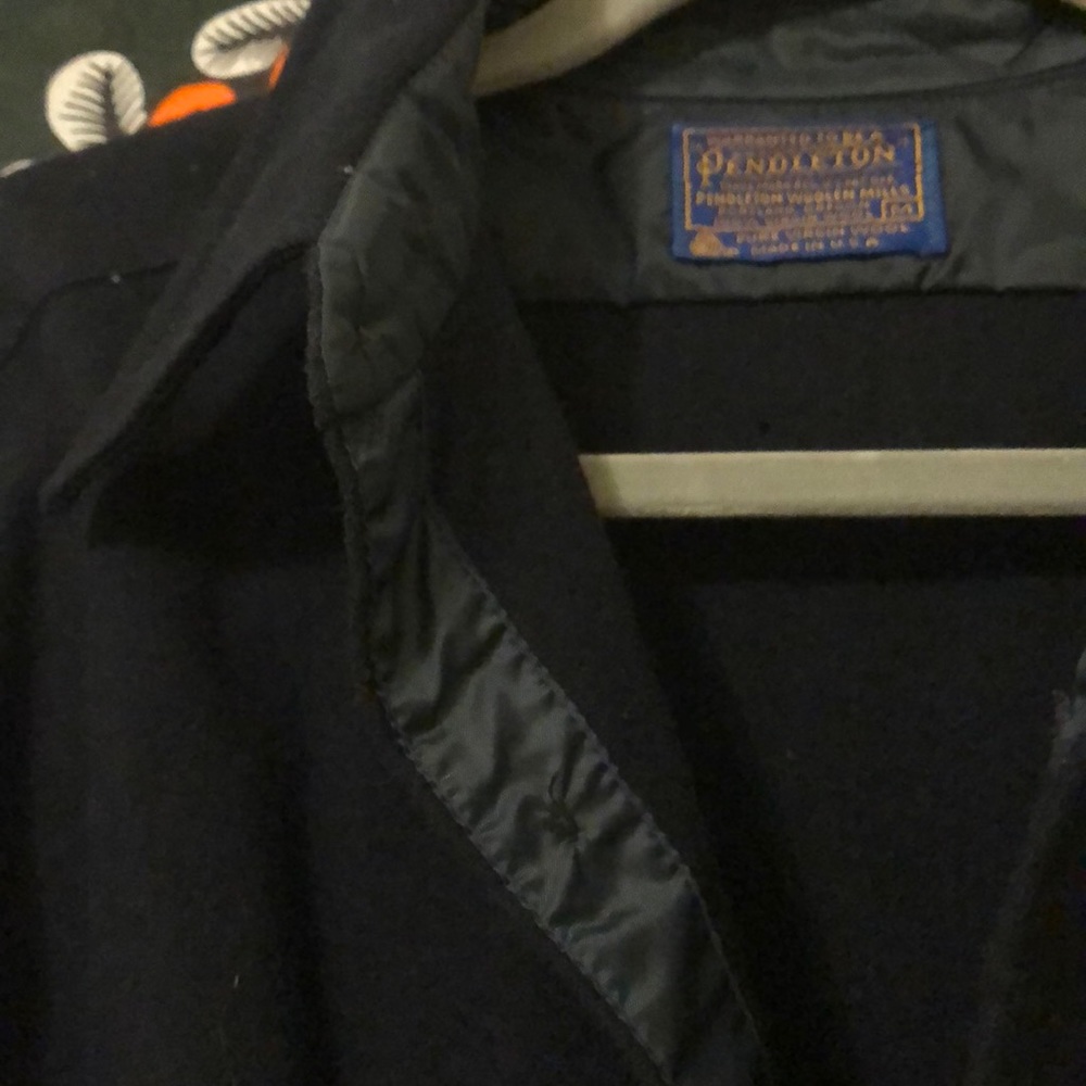 Pendleton Button Down Navy Blue - image 3